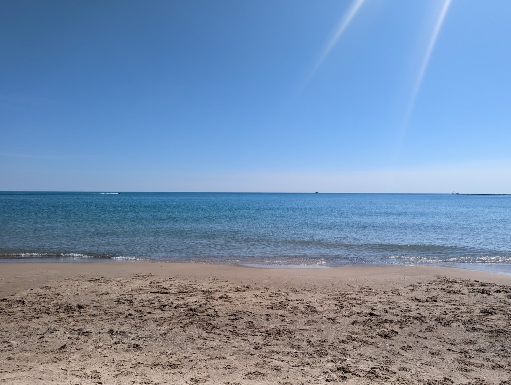 Oak Street Beach in Chicago