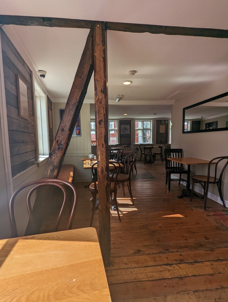 The interior of Kaffibrennslan in Reykjavik, Iceland