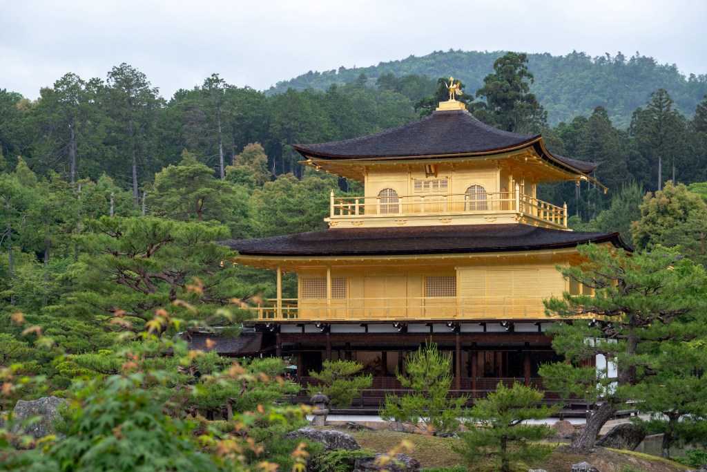 The Golden Pavilion in Kyoto